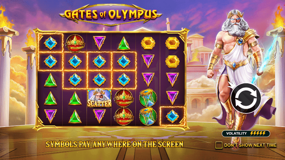 Gates of Olympus slot bij Instant Casino